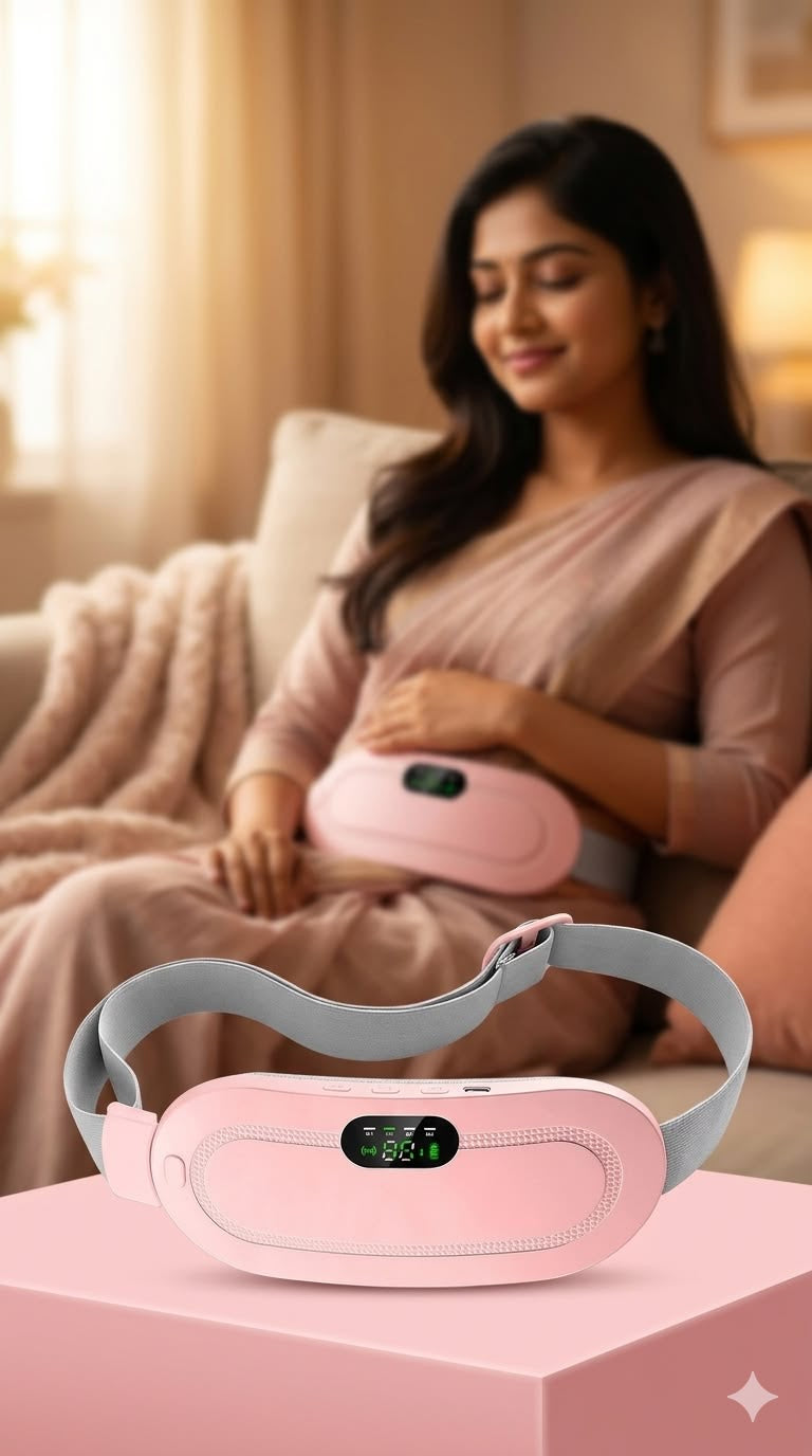Heated & Massaging Menstrual Pain Relief Pad